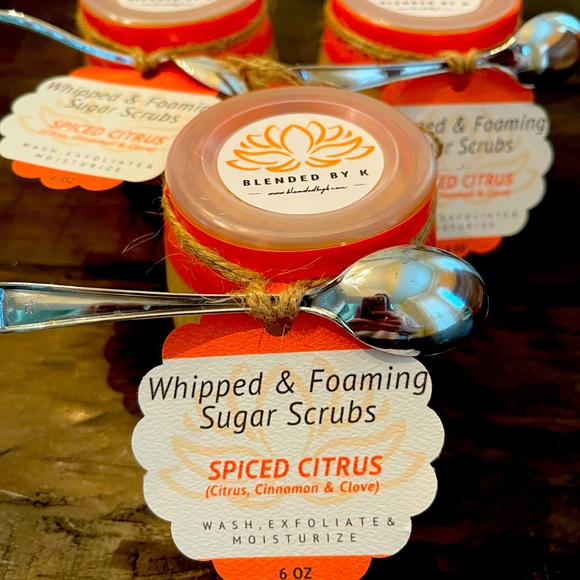**SALE PRICE** Spiced Citrus Whipped & Foaming Sugar Scrubs - Picture 5 of 9